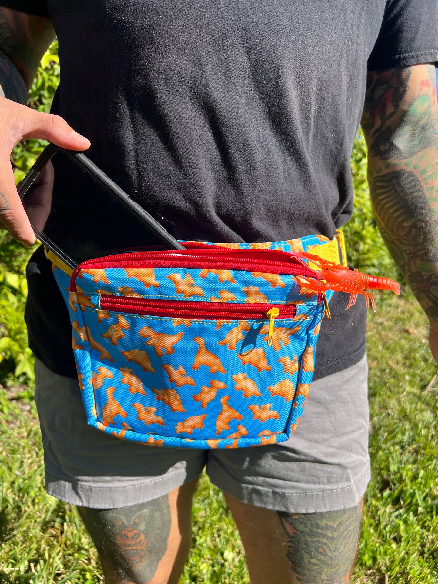 Dino nugget fanny pack