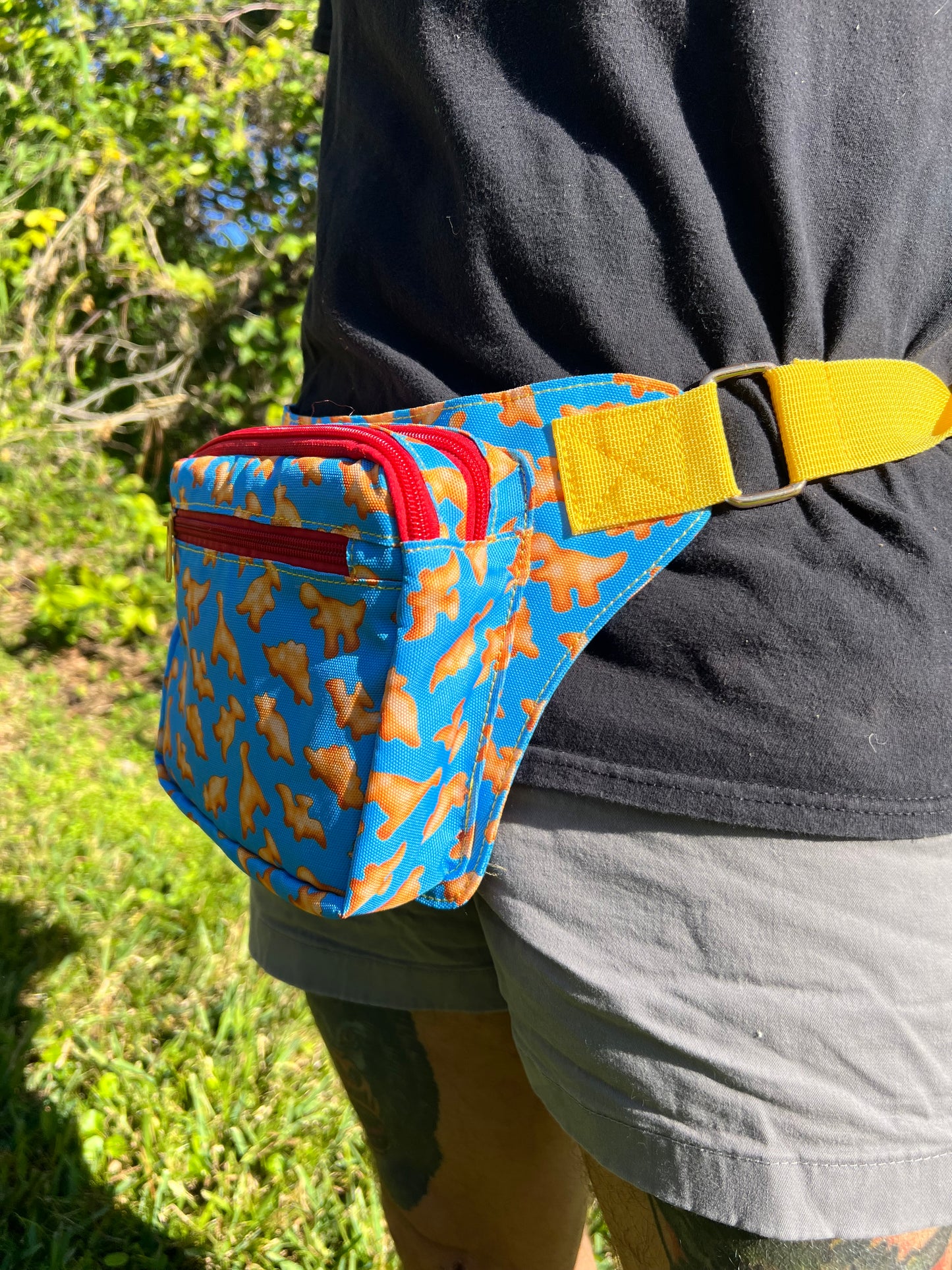 Dino nugget fanny pack