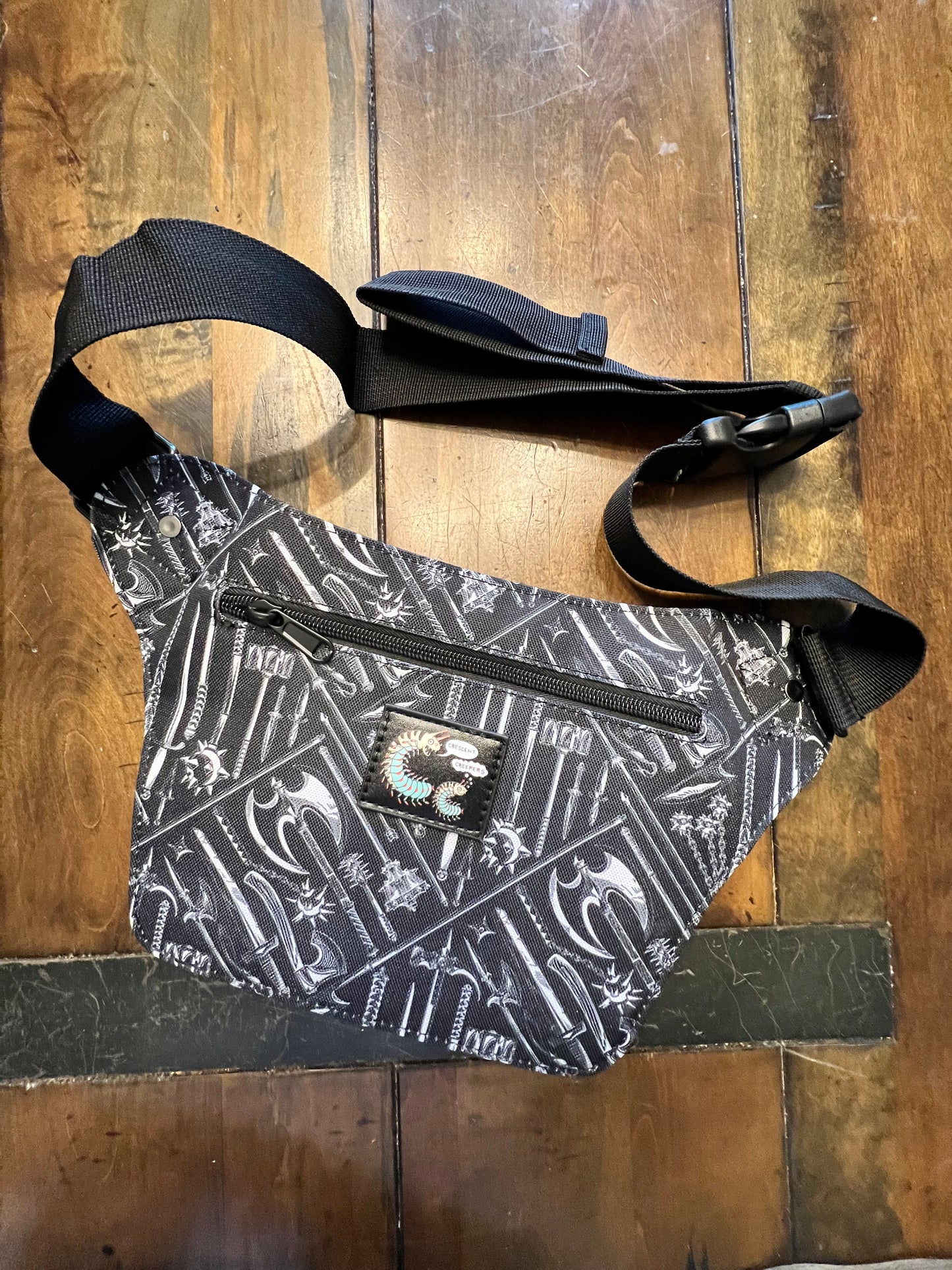 Medieval weapons fanny pack