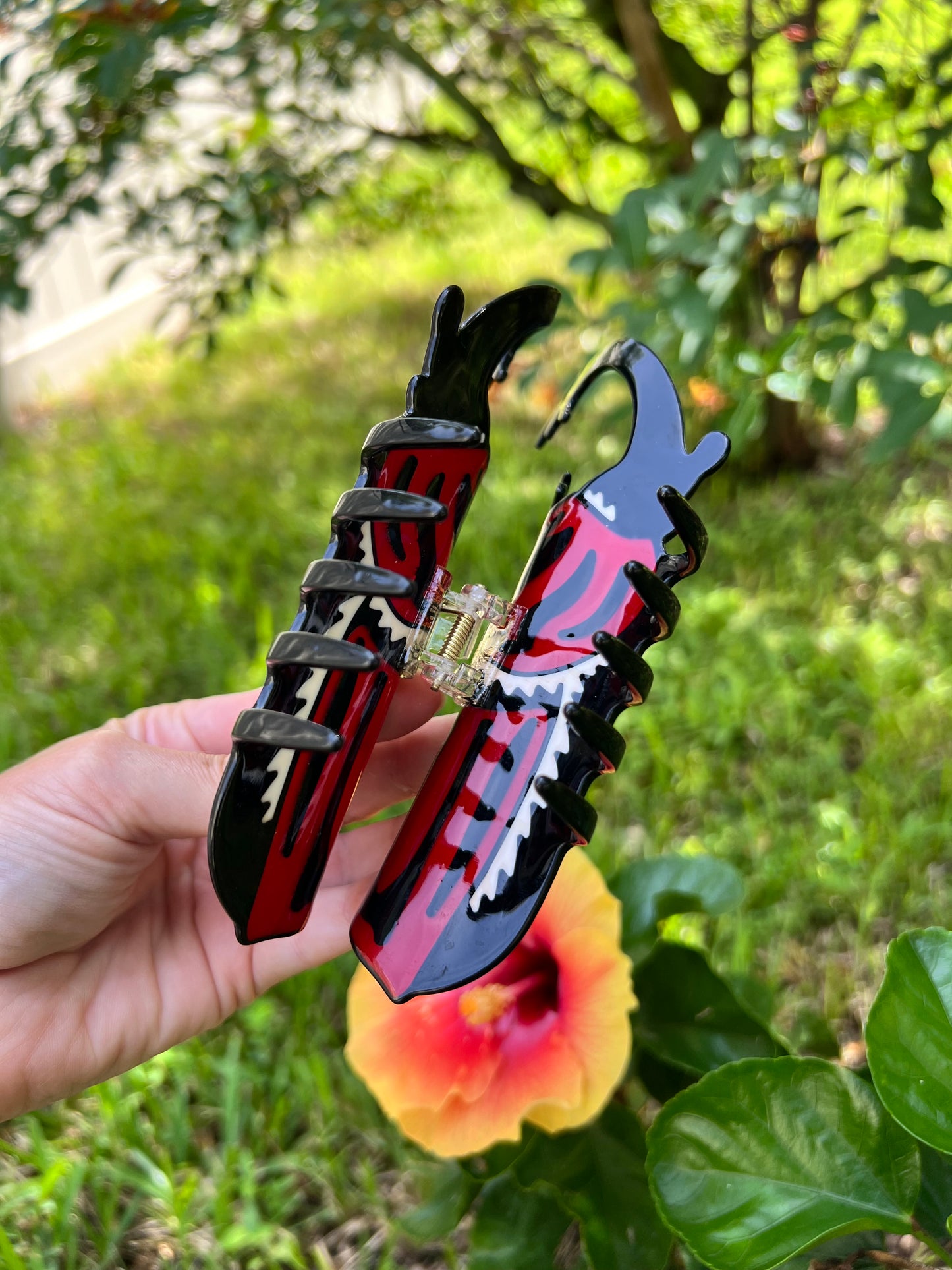 Preorder Rhino Beetle hair claw