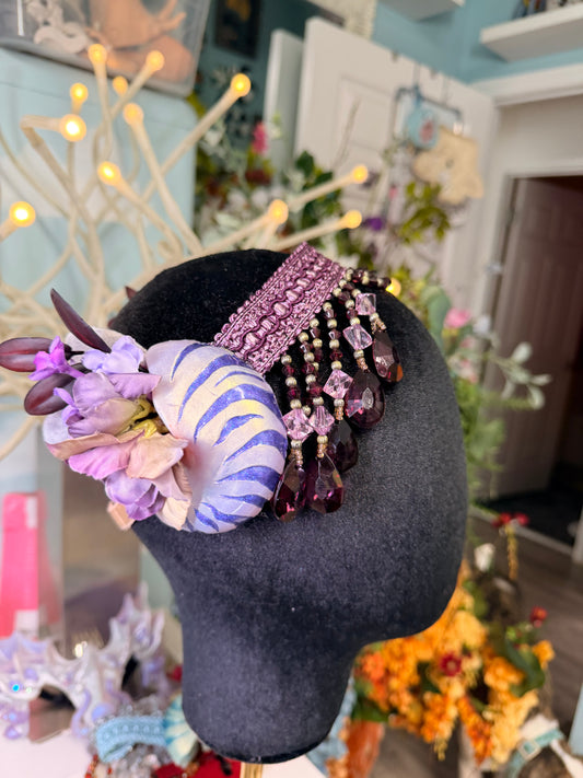 Purple Nautilus hair band