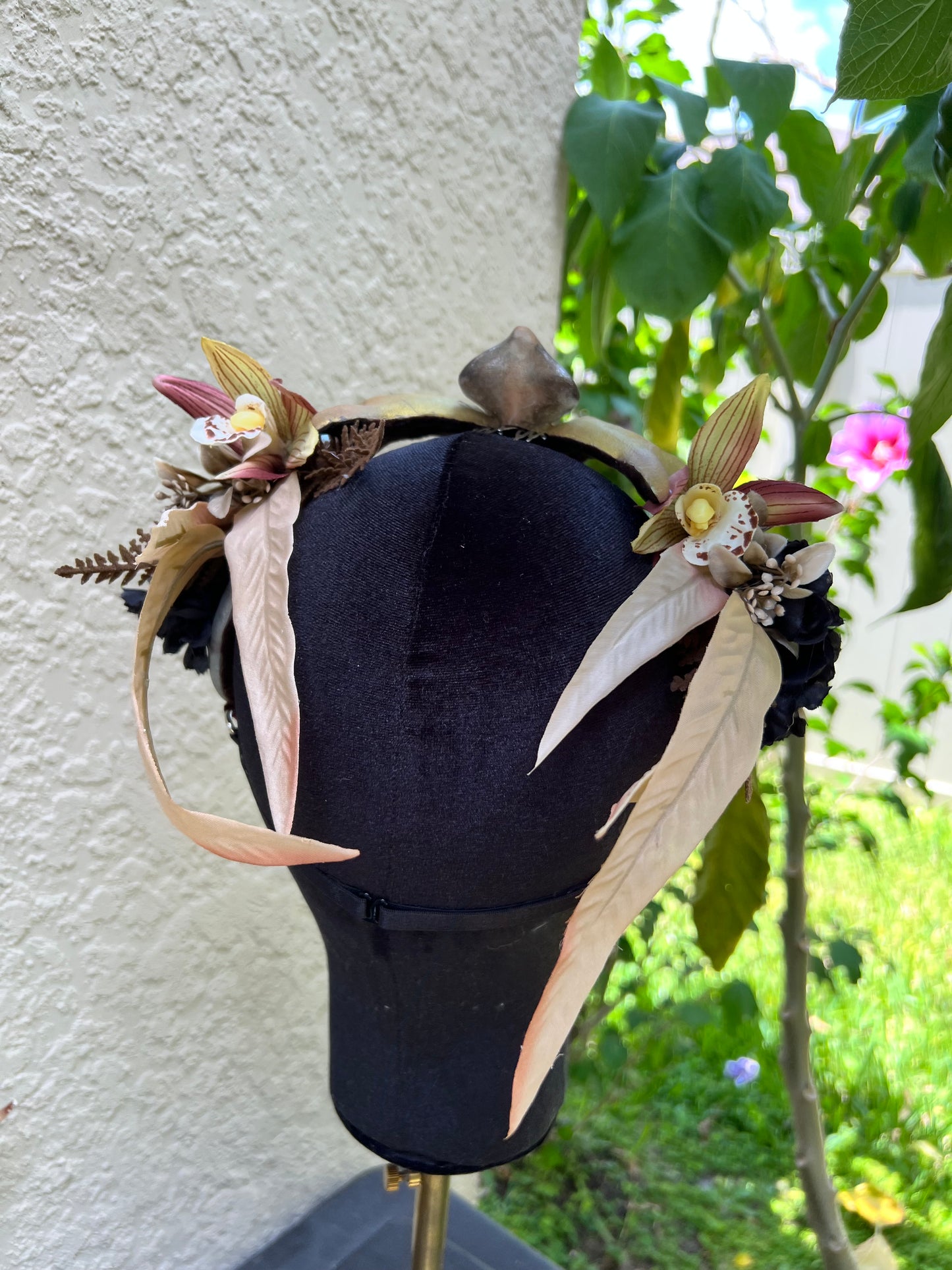 Bronze/black/gold Nautilus crown