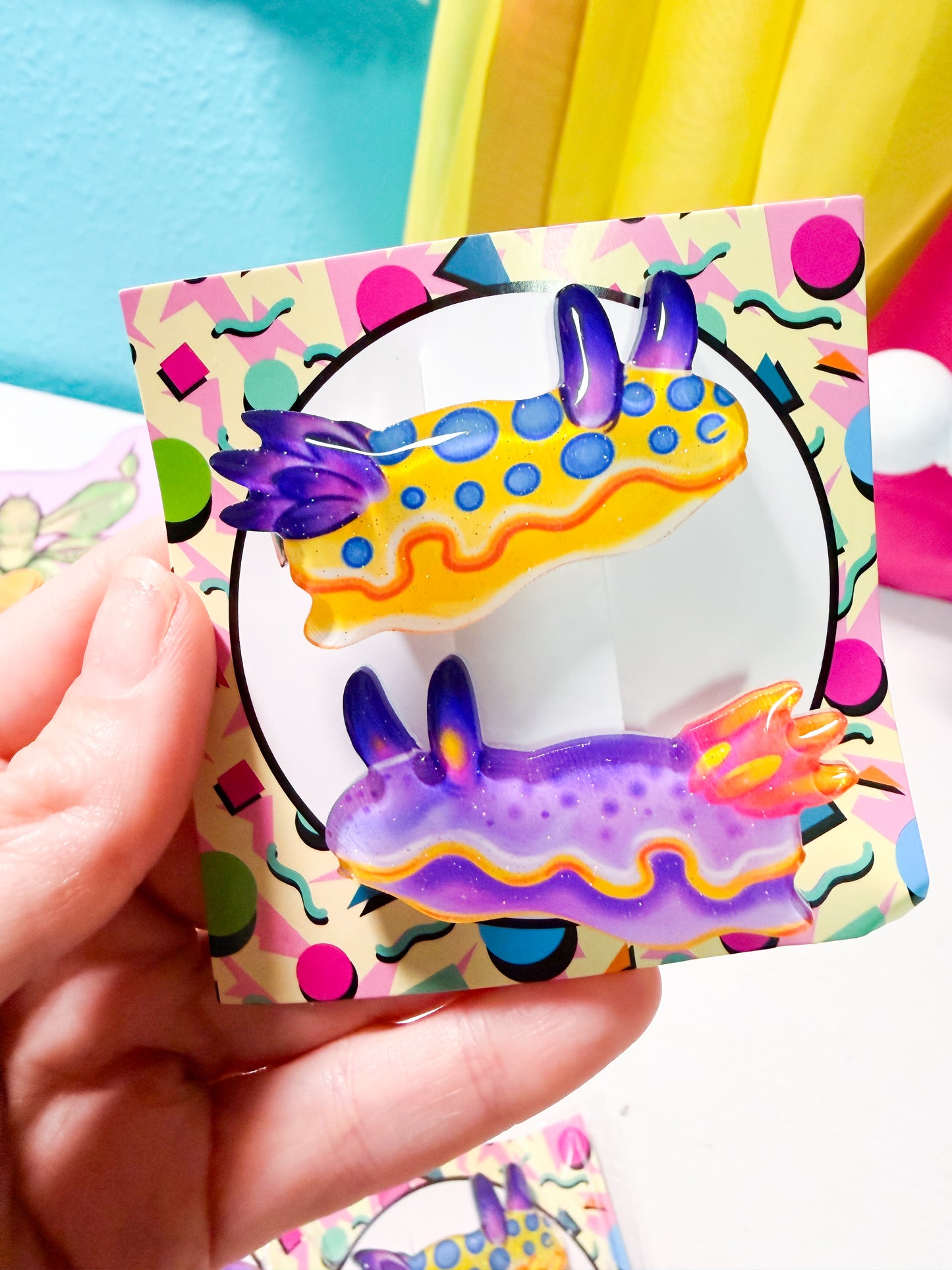 Nudibranch alligator style clips