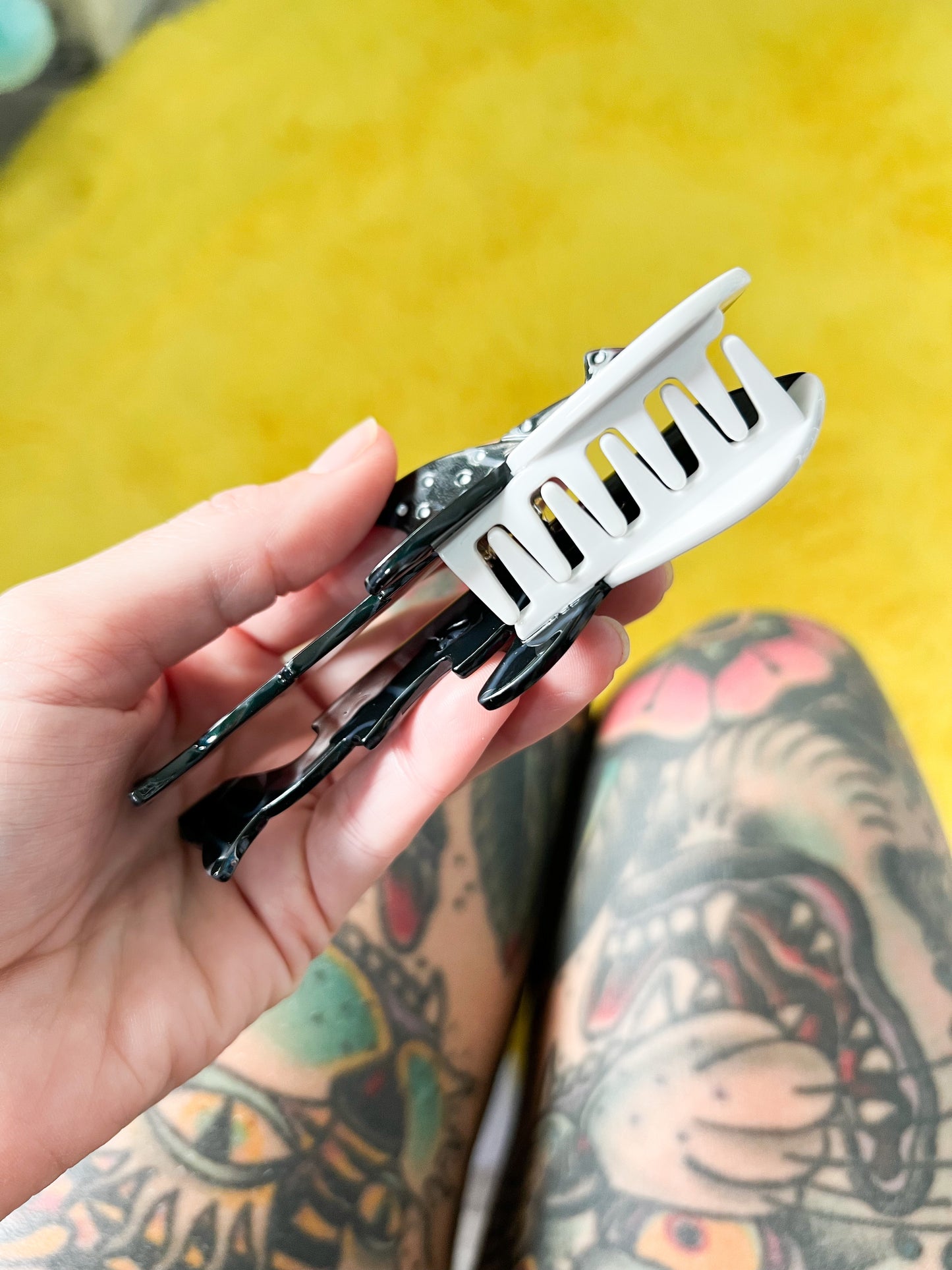 Whale shark hair clip