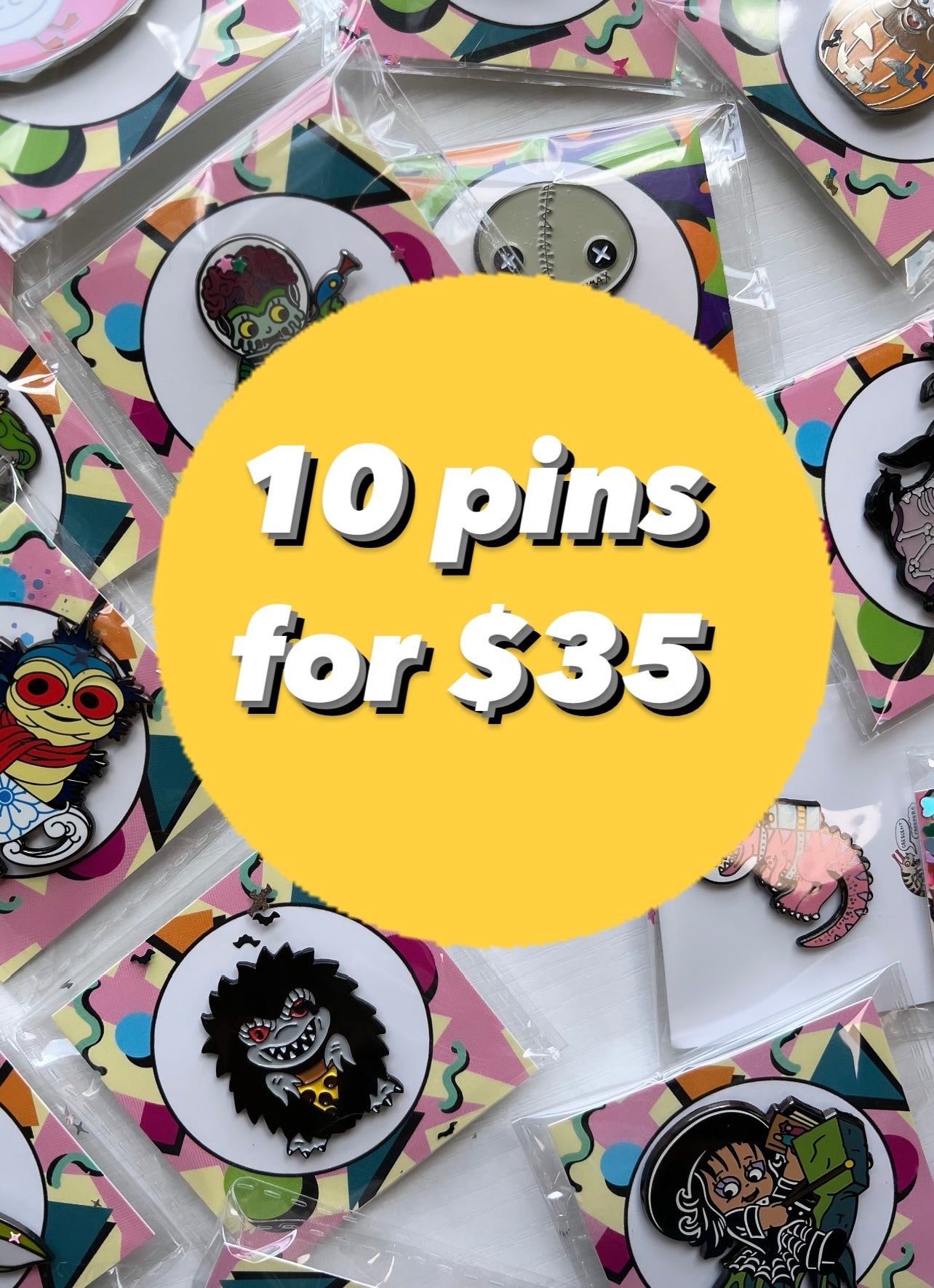 10 mystery pins for 35