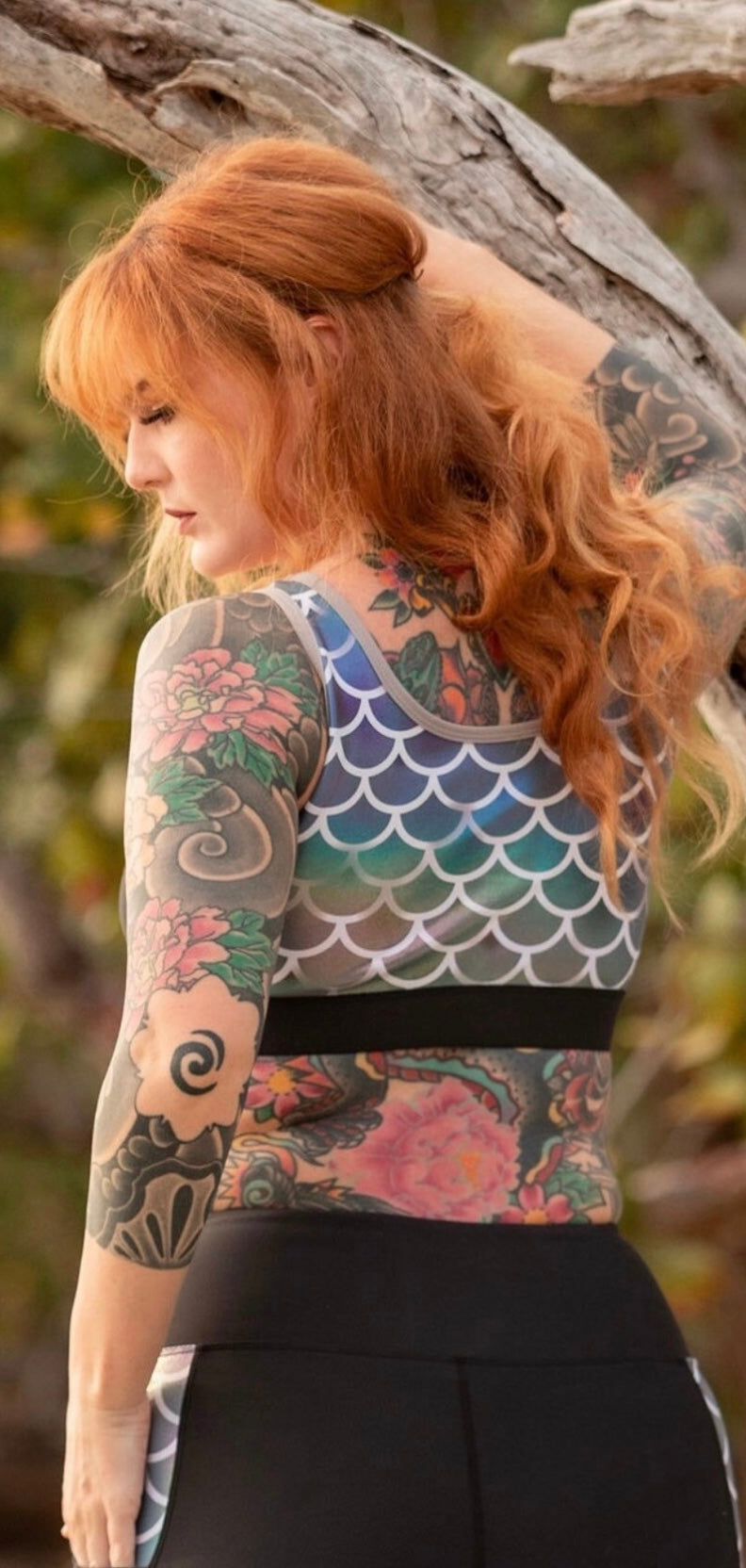 Black Color shift mermaid bra