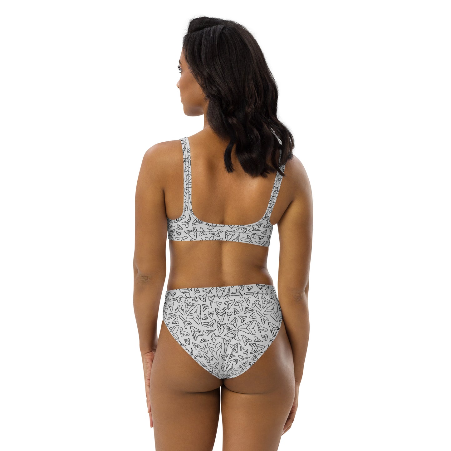 Shark Tooth Recycled high-waisted bikini