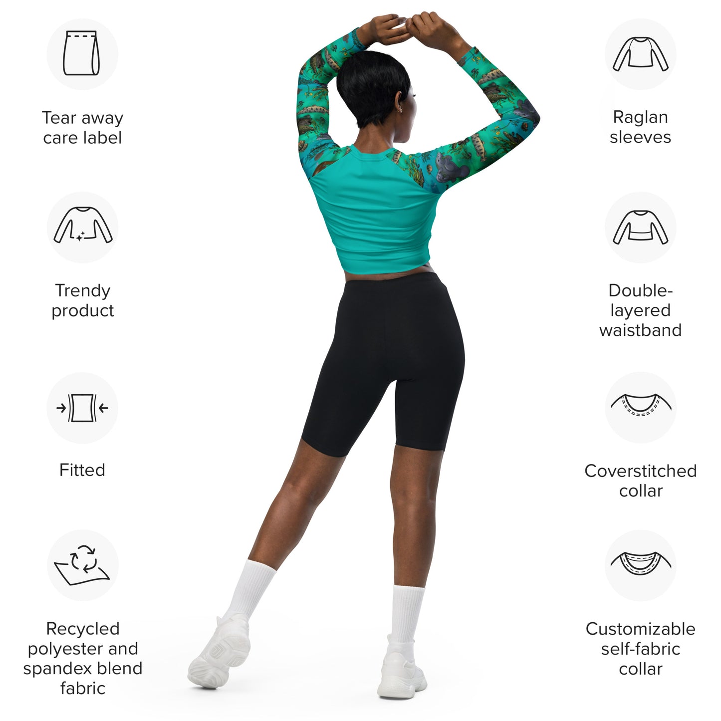 Springs Life Cropped Rash Guard