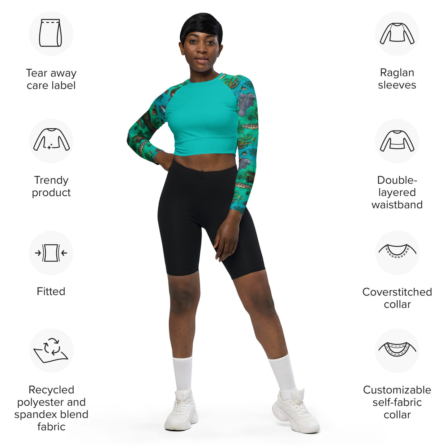 Springs Life Cropped Rash Guard