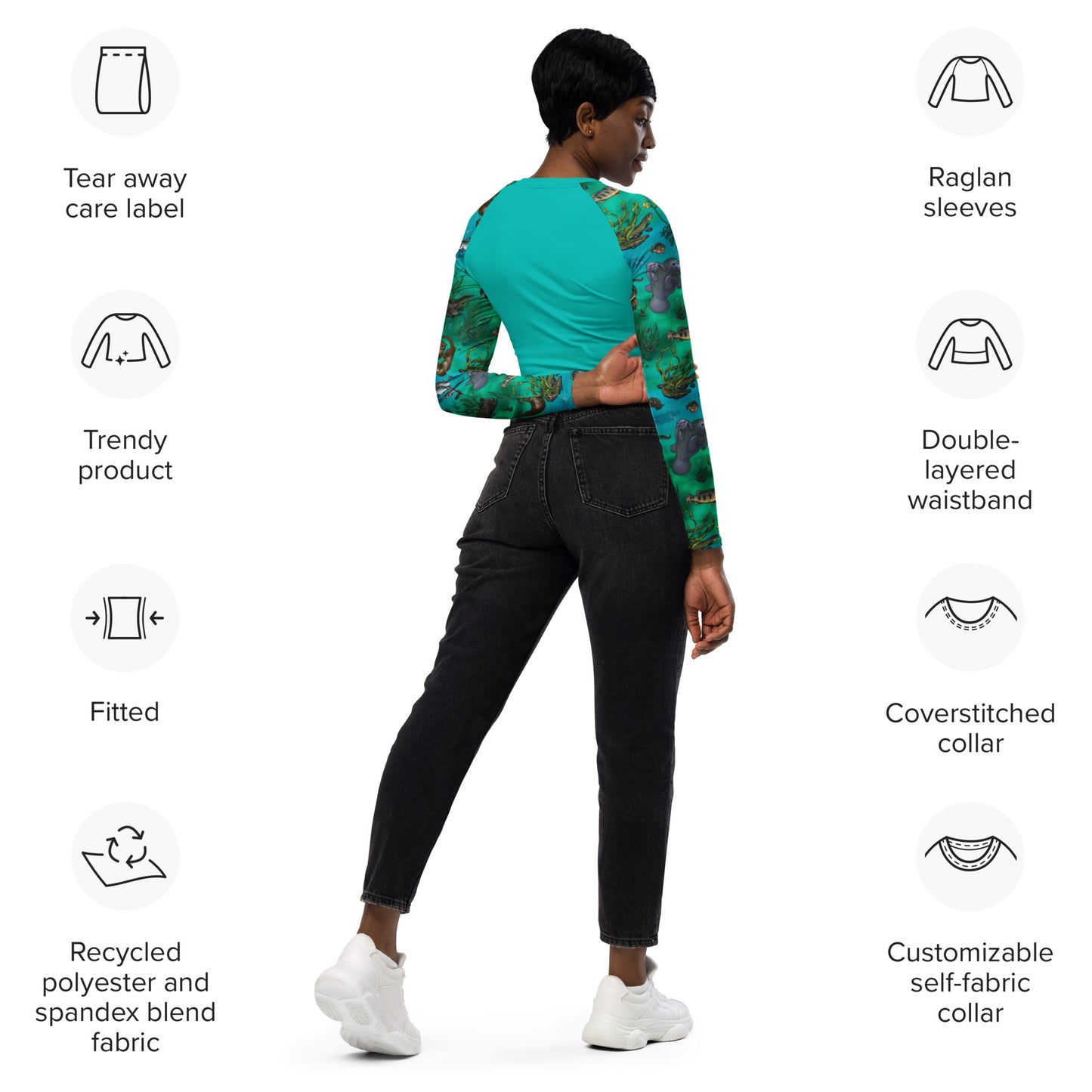 Springs Life Cropped Rash Guard