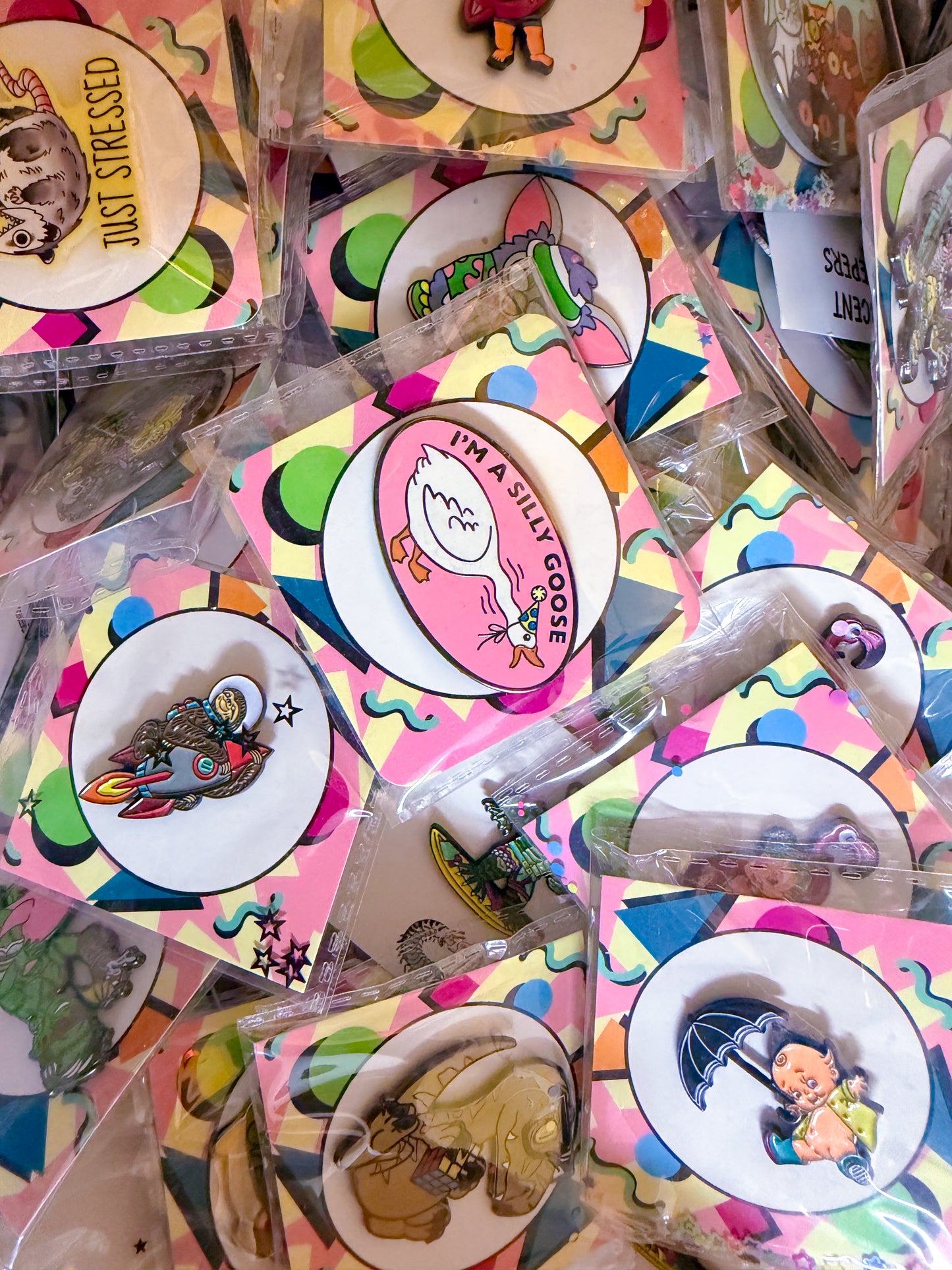 Mystery pin pack