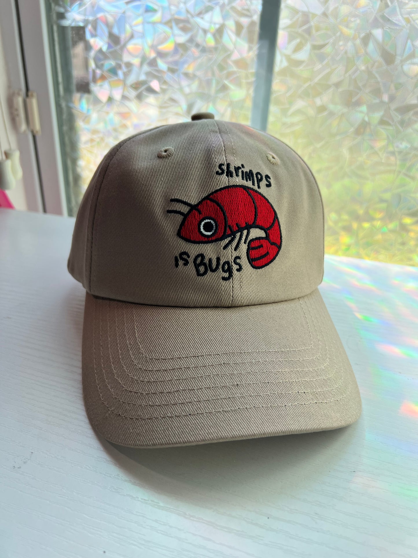 “Shrimps is bugs” hat PRE ORDER