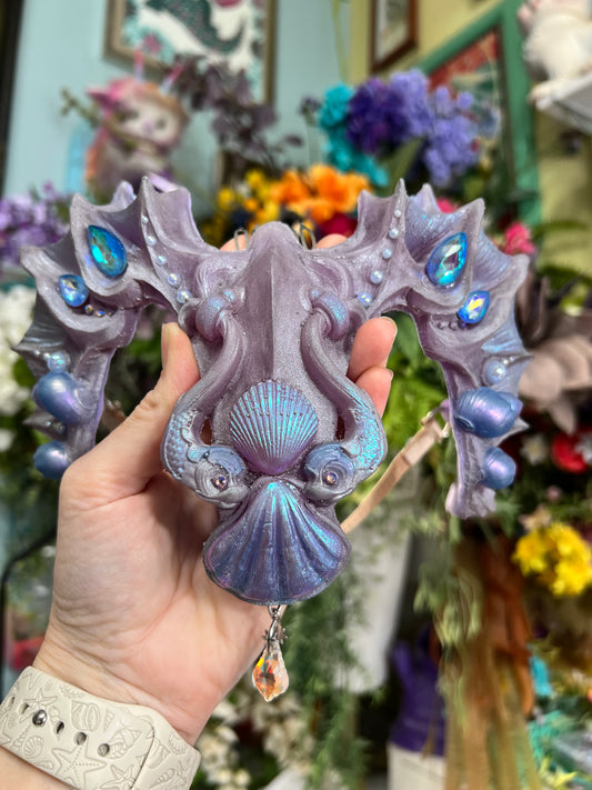 Lavender/purple Lorelei crown