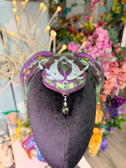Purple/green Echo crown