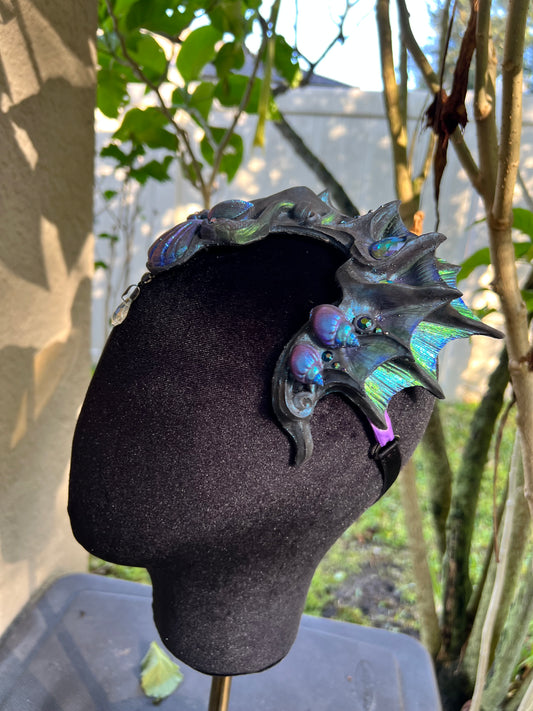 Black colorshift Lorelei crown