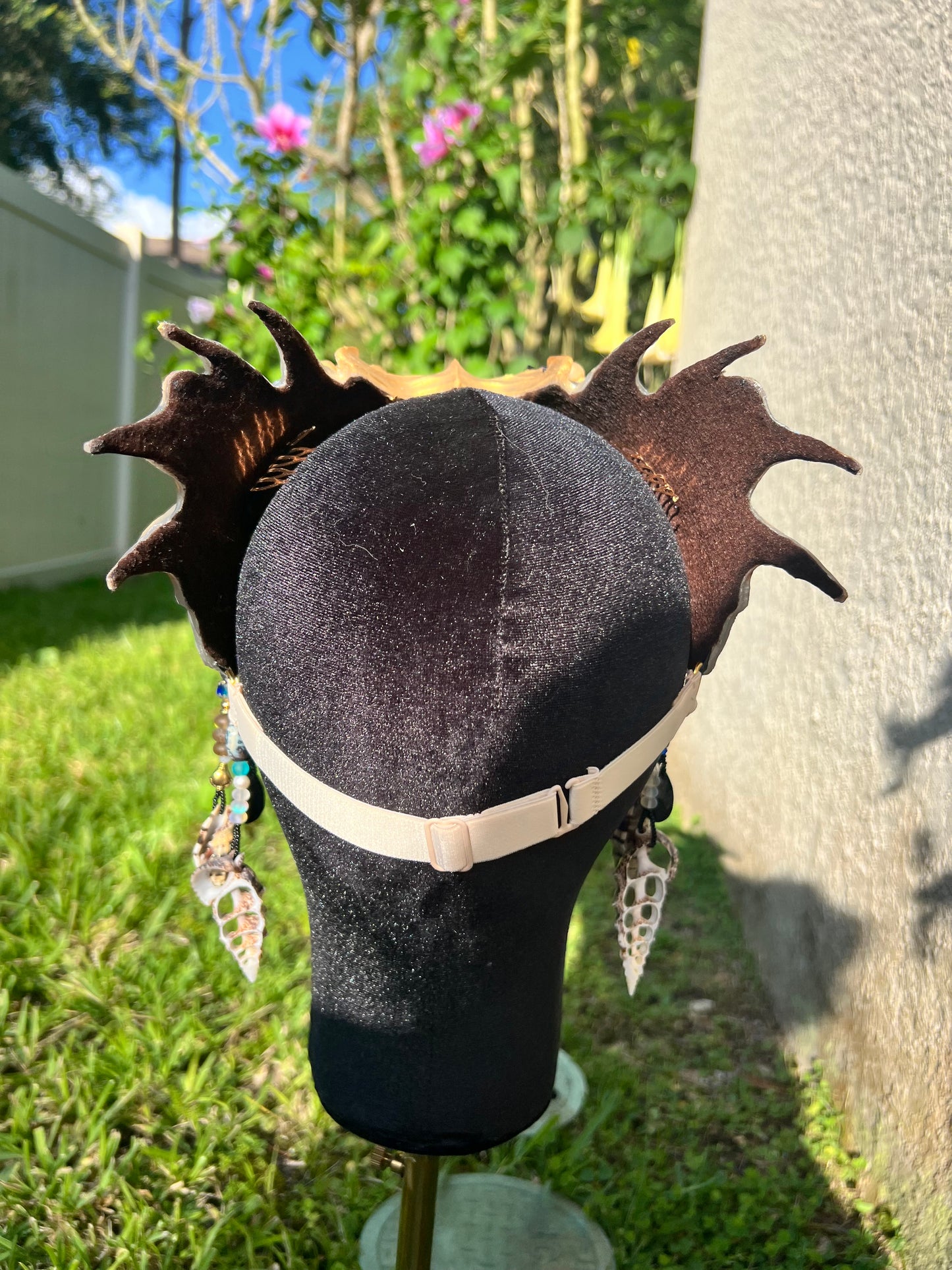 Gold/white crown