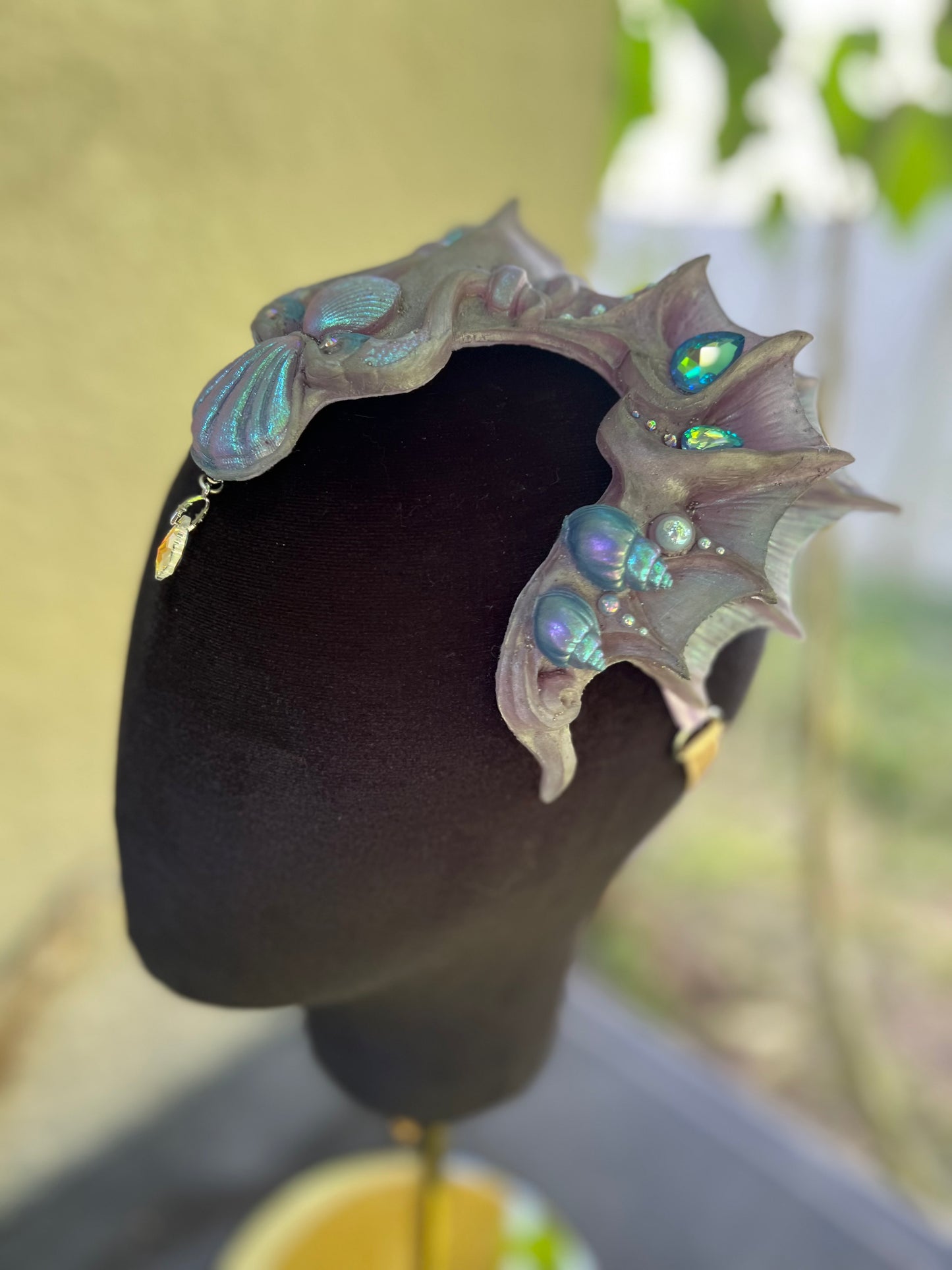 Lavender/purple Lorelei crown