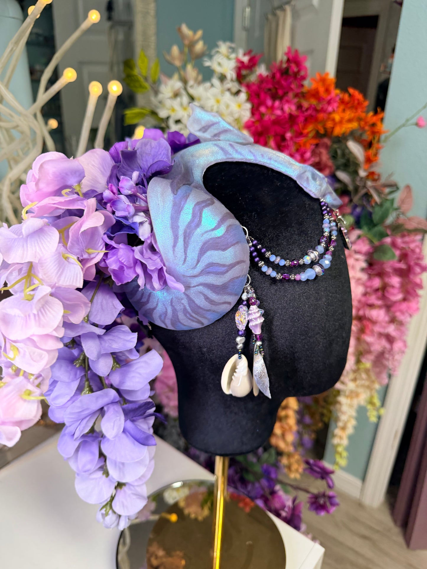 Purple Nautilus crown