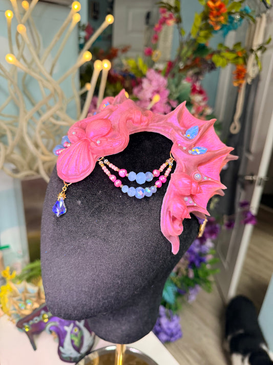 Pink/lavender Lorelei crown