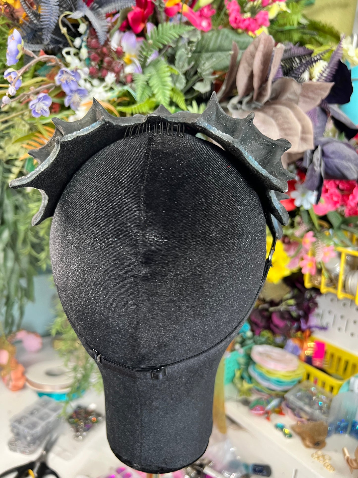 Black/ blue Lorelei Crown