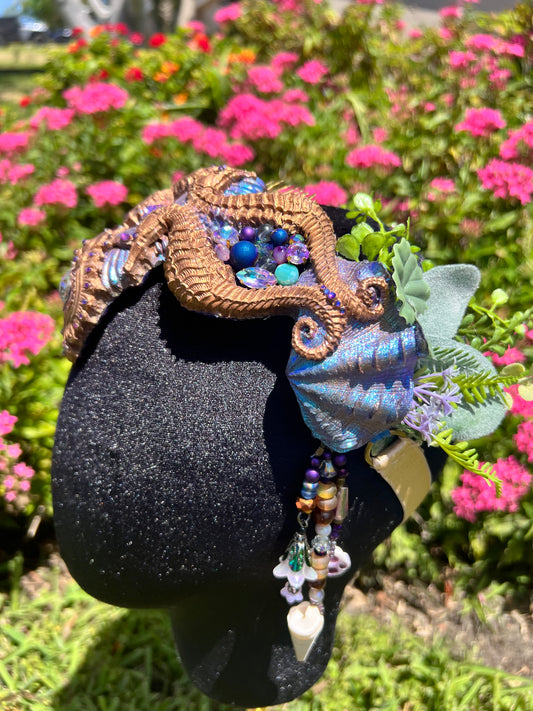 Custom seahorse crown