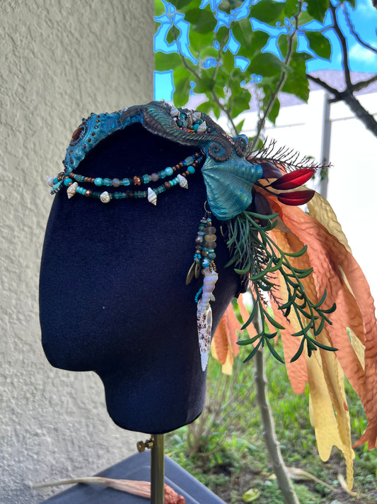 Selkie goddess seahorse crown