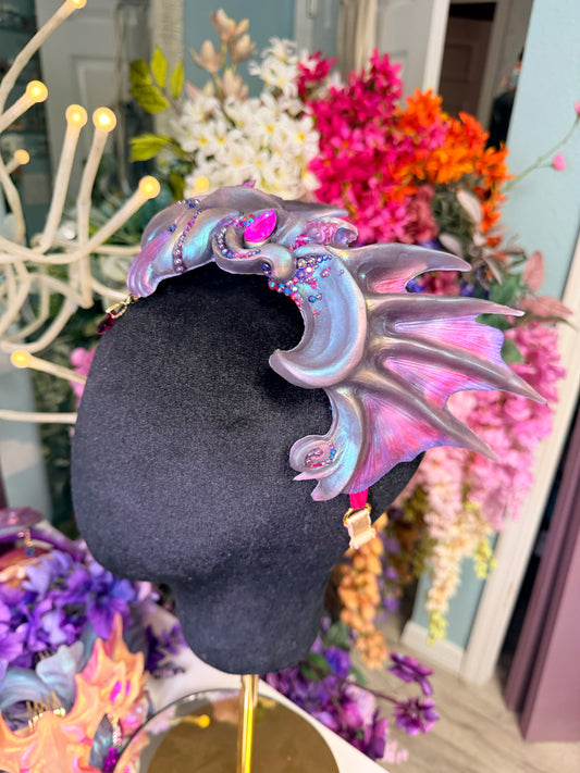Black/purple/pink Calypso crown