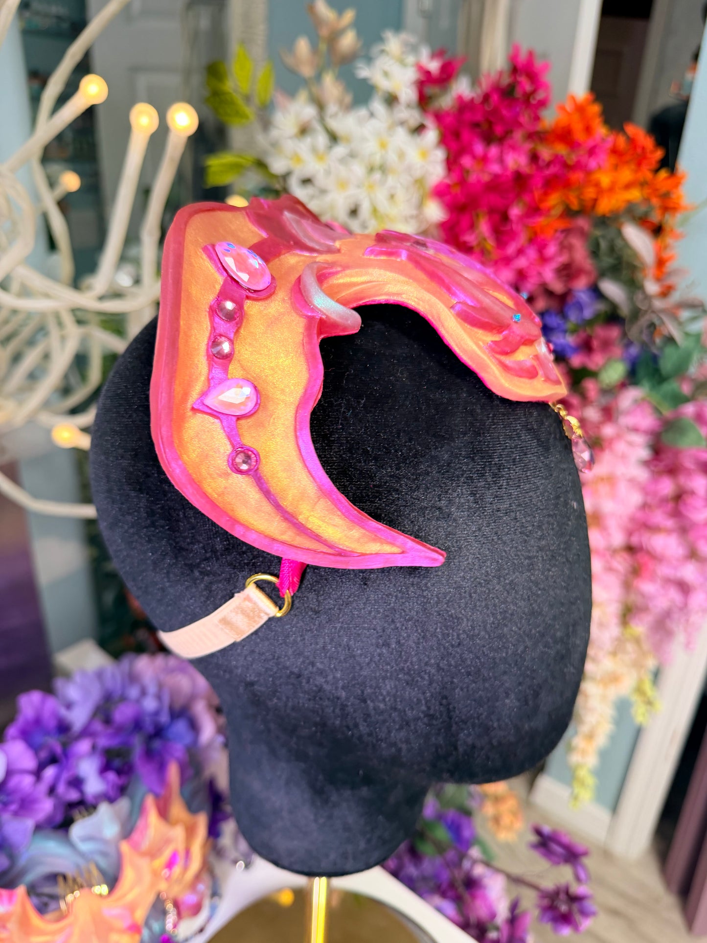 Pink/gold Echo crown