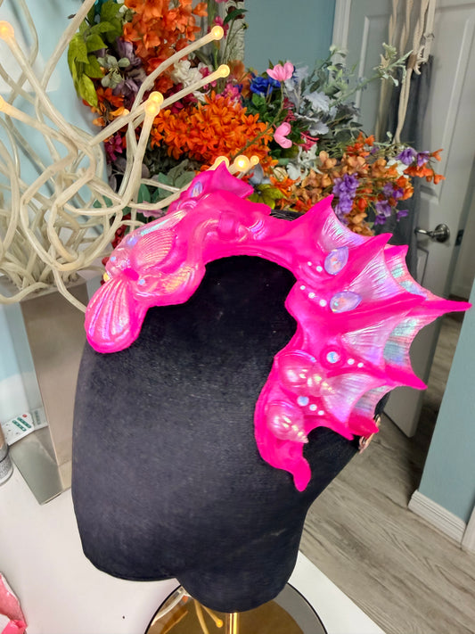 Pink Lorelei crown
