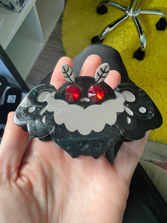 Presale Mothman hairclip
