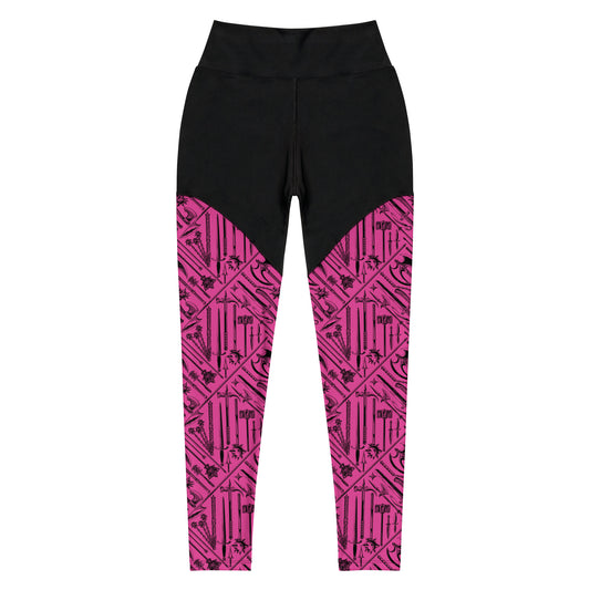 Pink weapons leggings