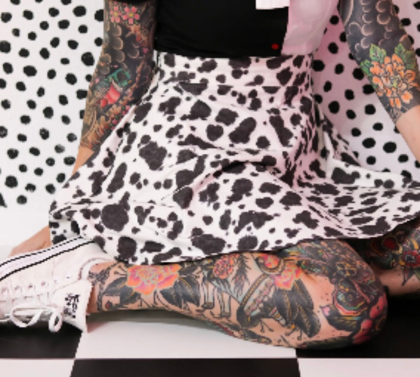 Dalmatian spots skirt