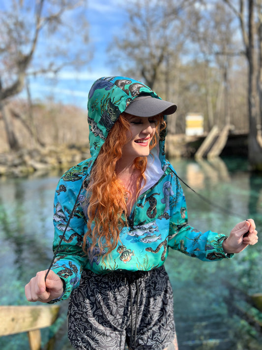 Springs Life cropped windbreaker