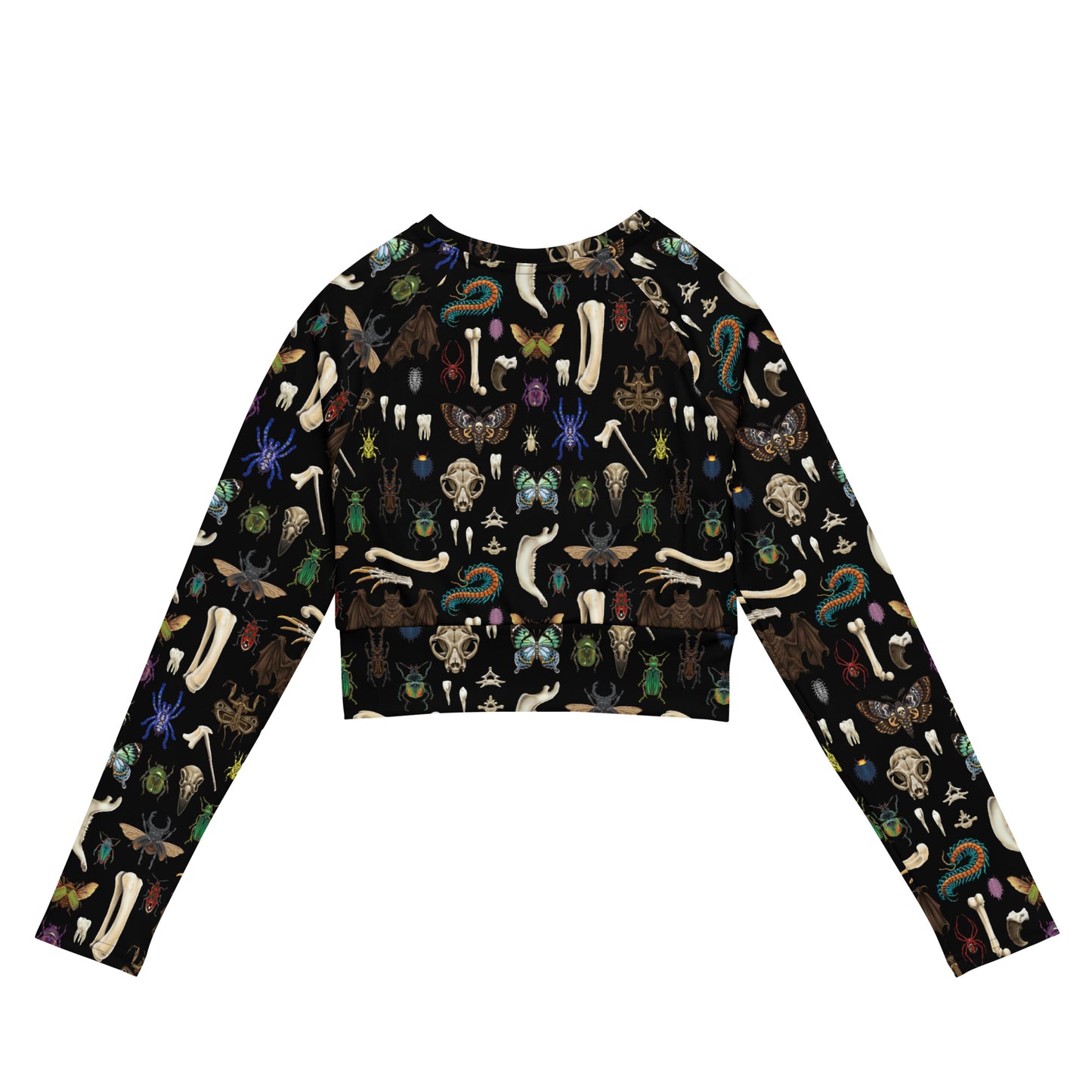 The Collection Recycled long-sleeve crop top